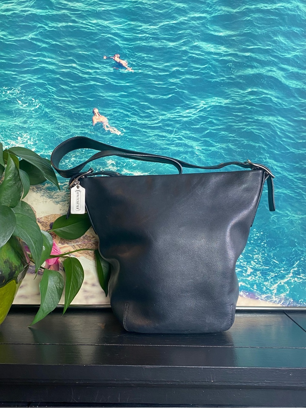 Authentic Coach leather shoulder bag, vintage 1990’s-2000’s - Picture 2 of 7
